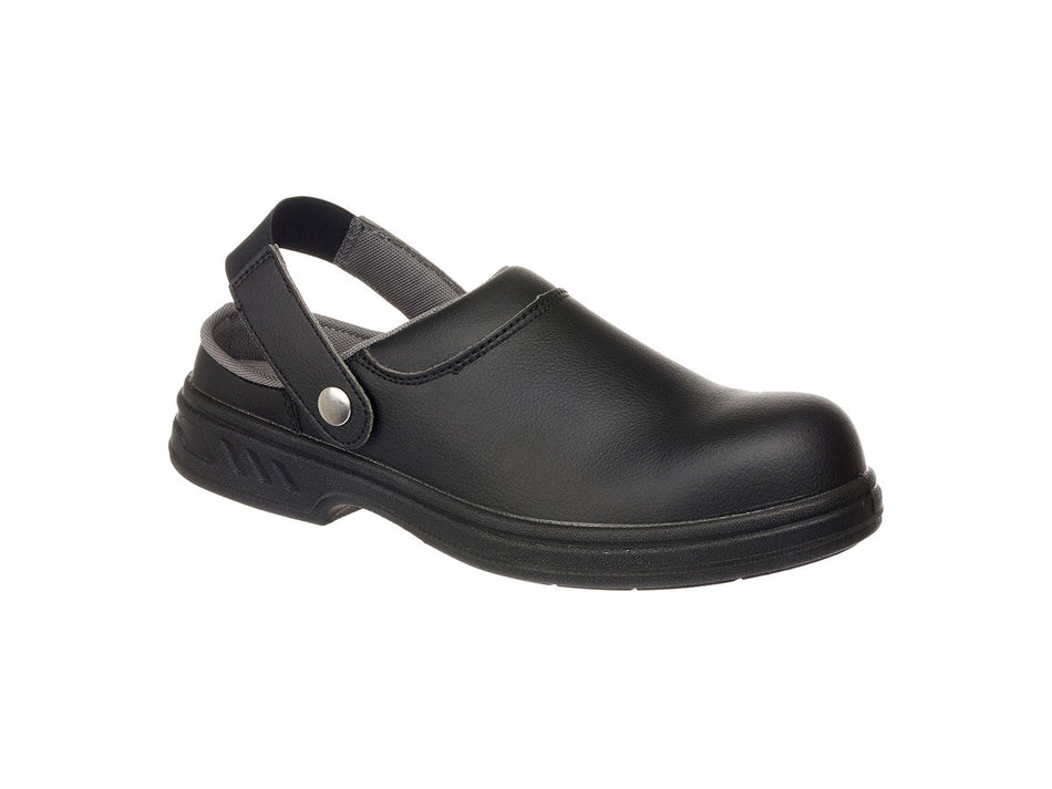 Portwest Safety Clog Microfibre SB FO SR WPA E A with Detachable Back Strap – FW82