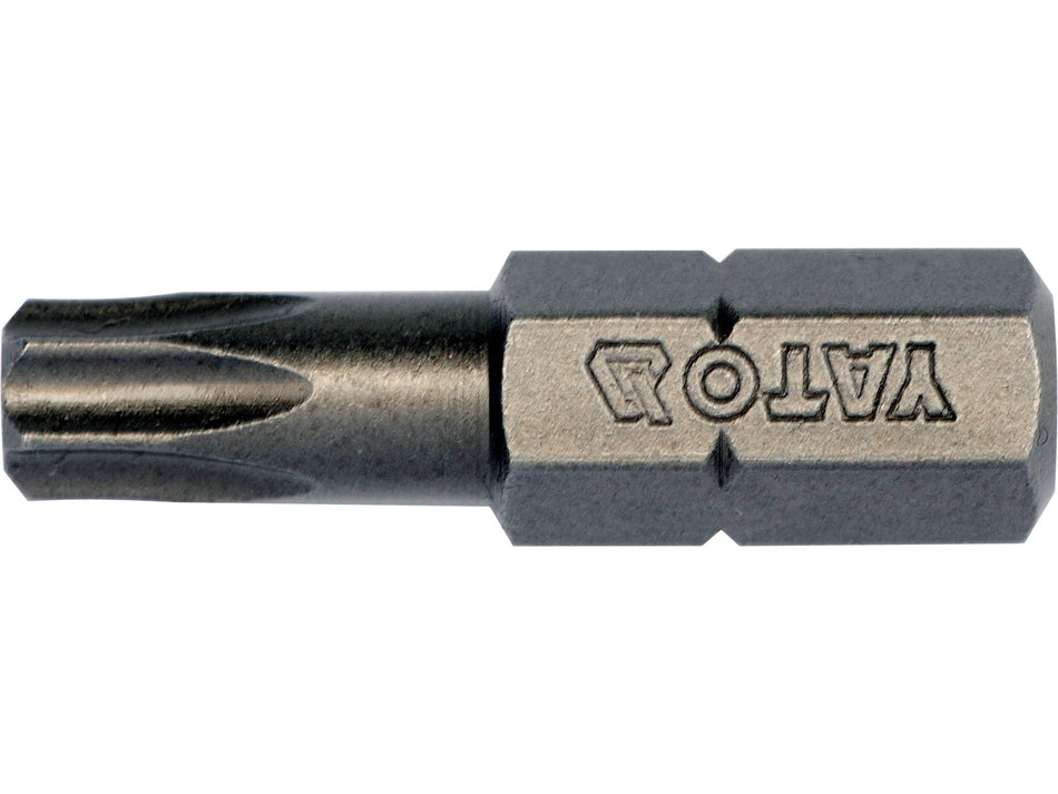 10-PIECE 1/4 INCH TORX T27 SCREWDRIVER BIT SET 25MM