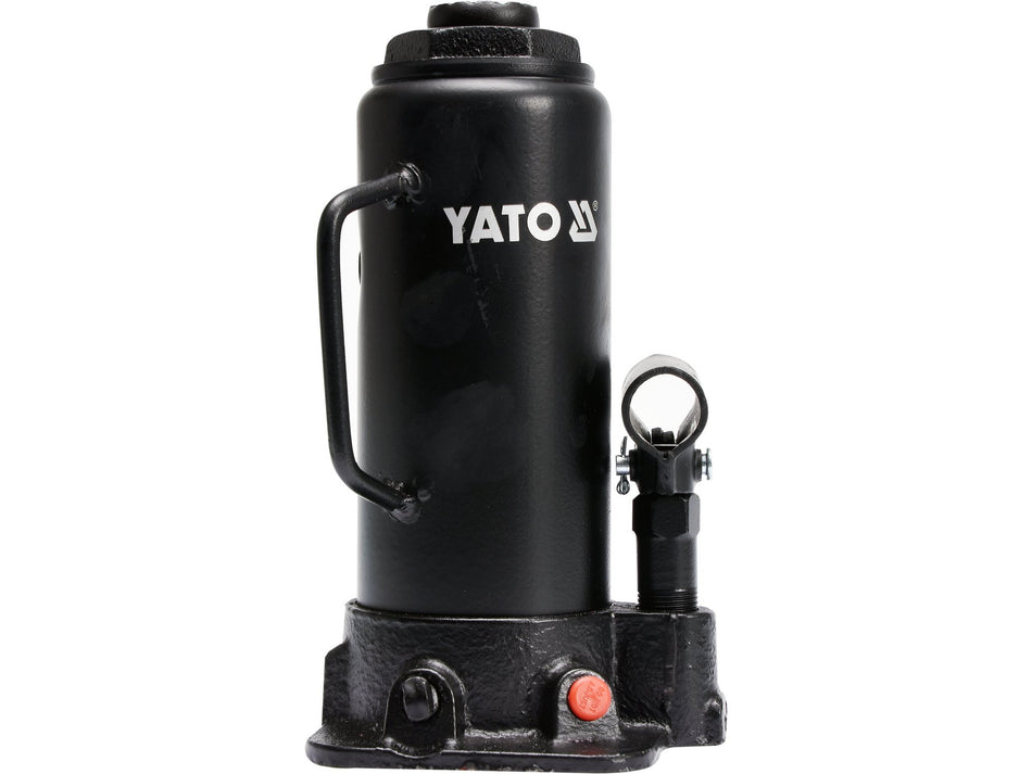YATO Hydraulic Bottle Jack, 10 t, 230–460 mm Lifting Range, Precision Oil Flow Control – YT-17004