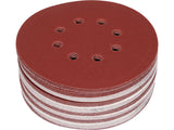 HOOK-AND-LOOP ABRASIVE DISC 8 HOLES 150MM 50PCS P40-240
