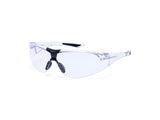 Portwest Extra Wrap-Around Safety Glasses, Panoramic Lens, UV Protection & Anti-Scratch Coating – PW39