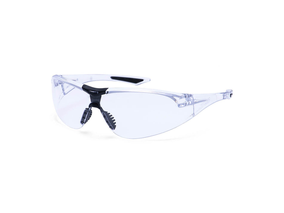 Portwest Extra Wrap-Around Safety Glasses, Panoramic Lens, UV Protection & Anti-Scratch Coating – PW39