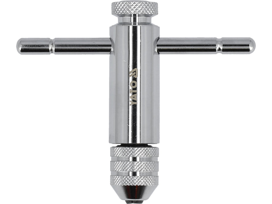 YATO Ratchet Tap Wrench, M3-M10, Steel, Chrome Plated - YT-2989