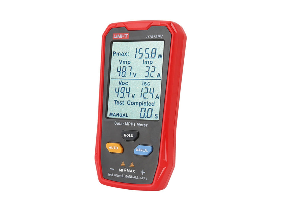 UNI-T Solar MPPT Meter, 800 W, 60 V, 35 A – UT673PV