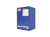 FLAMMABLE LIQUID & CHEMICAL SAFETY STORAGE CABINET 12GAL/45L - YELLOW/RED/BLUE