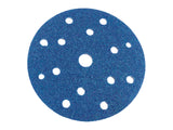 MK Ceramic Film Sanding Discs, 150 mm, Pack of 10, 17 Holes, PET Backing, Wet & Dry