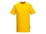 Portwest Anti-Static ESD Short Sleeve T-Shirt, High Cotton, for Warm EPA Environment - AS20