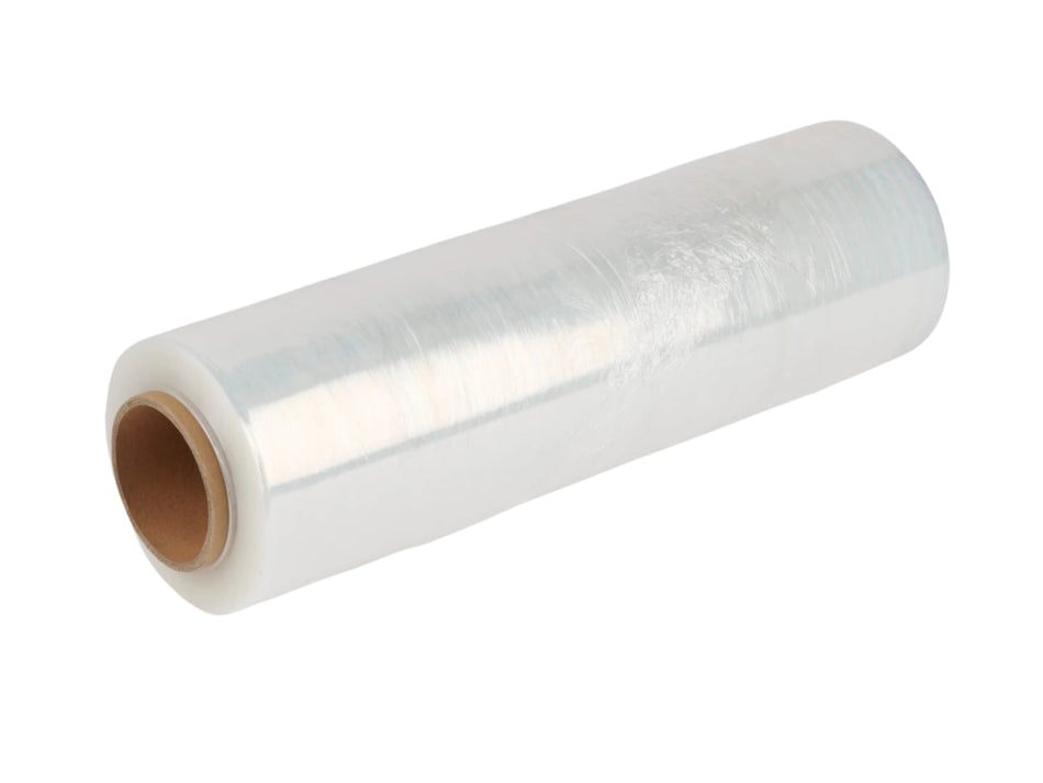PERIPLUS Transparent PE Stretch Film, 500 mm Width, 4.5 kg per Roll