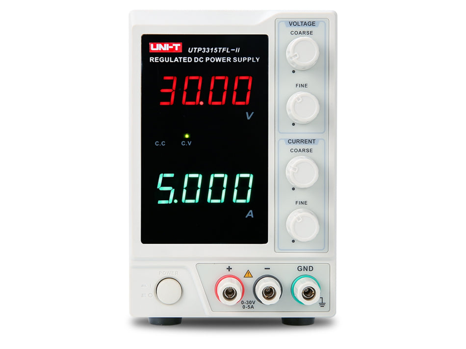 UNI-T lineáris DC tápegység, 30 V, 5 A, 150 W – UTP3315TFL-II