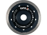 YATO Diamond Cutting and Grinding Disc for Ceramic & Porcelain Tiles, 115/125/230 mm