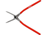 YATO Internal Straight Circlip Pliers, 145-325 mm, 42–48 HRC CrV, PVC Handle