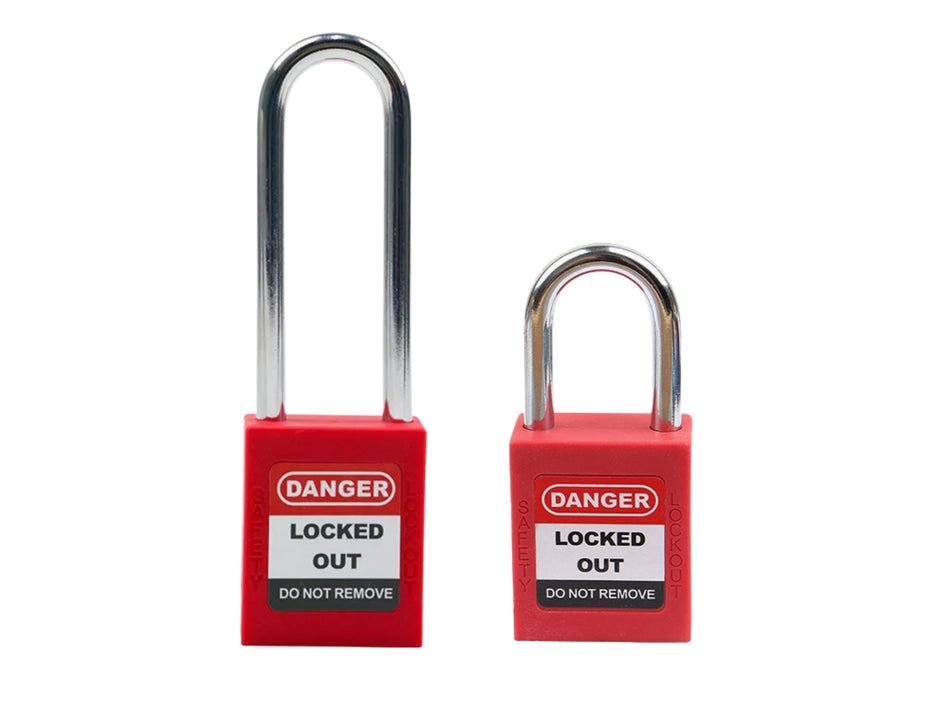 PROLOCKEY Lockout Tagout Safety Padlock, 38/76 mm Steel Shackle, Keyed Different – KD-P38S / KD-P76S