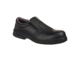 Portwest Safety Shoe Slip-on for Medical & Food Industries, Microfibre Upper, Steel Toecap, S2 FO SR – FW81