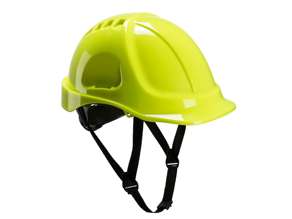 Portwest Endurance Plus Schutzhelm, unbelüftetes ABS, 6-Punkt-Aufhängung, Ratschenverschluss & 4-Punkt-Kinnriemen – PS54