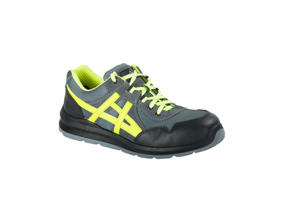 Portwest Sicherheitstrainingsschuh Obermaterial Leder und Textil S1 FO SR Dual-Density PU-Laufsohle – FT50
