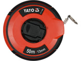 YATO Steel Measuring Tape, 20/30/50 m x 13 mm, Class II Accuracy, ABS Case