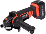 YATO Cordless Angle Grinder, 18 V, 125 mm, 10,000 rpm, Bare Tool or 2 × 3 Ah Battery Kit – YT-82827/YT-82828