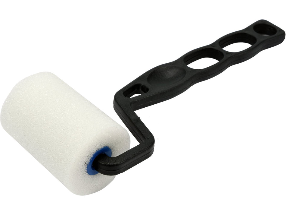 VOREL Moltopren habfestő henger, 5 cm, PU szivacs PVC nyéllel – 09370