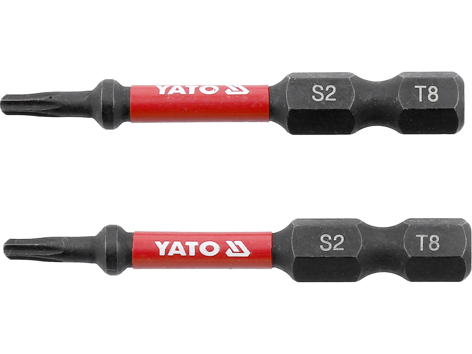 1/4 ZOLL 50 MM TORX-SCHLAGSCHRAUBERBITS 2-TEILIGES SET