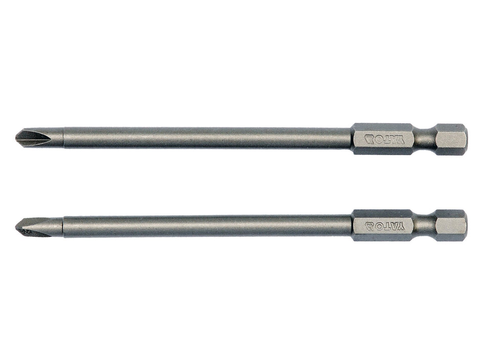 TRI-WING SCREWDRIVER BIT SET SIZE 1 AND 3, 100 MM, 2 PCS