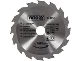YATO TCT Kreissägeblatt für Holz, 140x20 mm, 16Z / 30Z