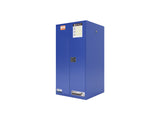 FLAMMABLE LIQUID & CHEMICAL SAFETY STORAGE CABINET 60GAL/227L - YELLOW/RED/BLUE