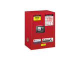 FLAMMABLE LIQUID & CHEMICAL SAFETY STORAGE CABINET 4GAL/15L - YELLOW/RED/BLUE