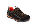 Portwest Safety Trainer S1P HRO SR, Steel Toecap & Midsole, Suede & Textile Upper – FW34