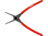YATO Internal Straight Circlip Pliers, 145-325 mm, 42–48 HRC CrV, PVC Handle