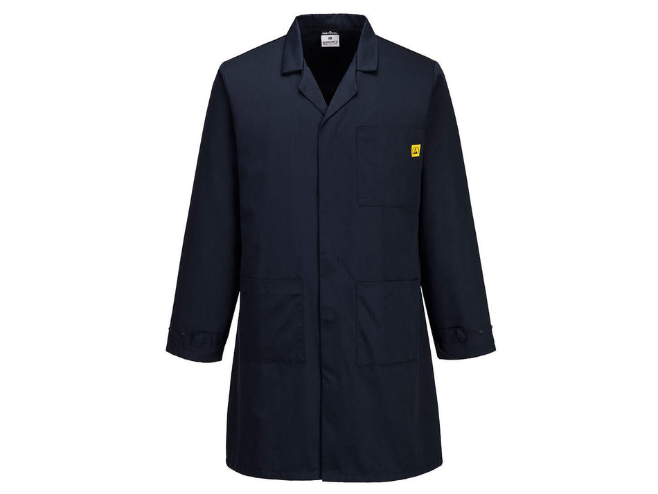 Portwest Antistatischer ESD-Kittel, EN 1149-5 / EN 61340-5-1 – AS10