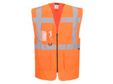 Portwest Essential Hi-Vis Executive Vest with Clear ID Pocket – ES476