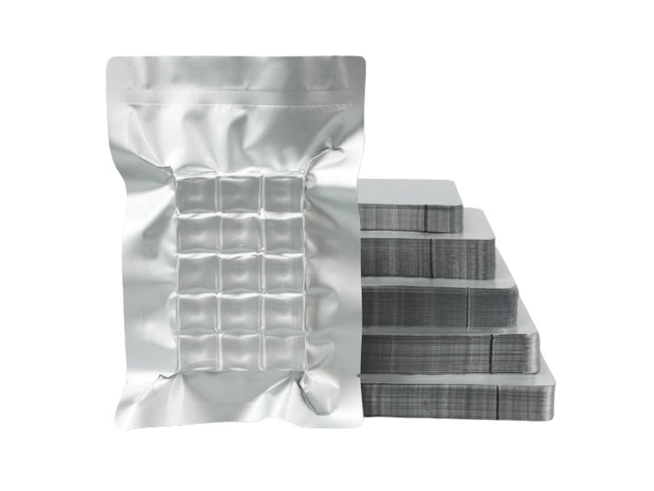PERIPLUS Self-Sealing Aluminium Foil Pouch, 0.24 mm, Multi-Layer Barrier, Resealable