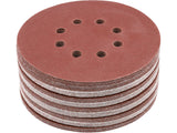 HOOK-AND-LOOP ABRASIVE DISC 8 HOLES 150MM 50PCS P40-240