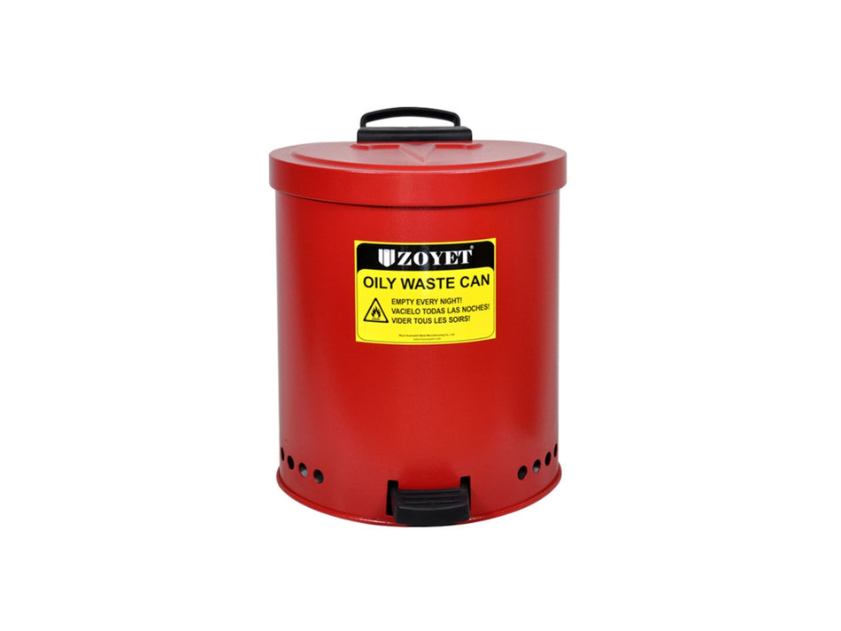 FIRE-SAFE OILY & FLAMMABLE WASTE DISPOSAL CAN 35L