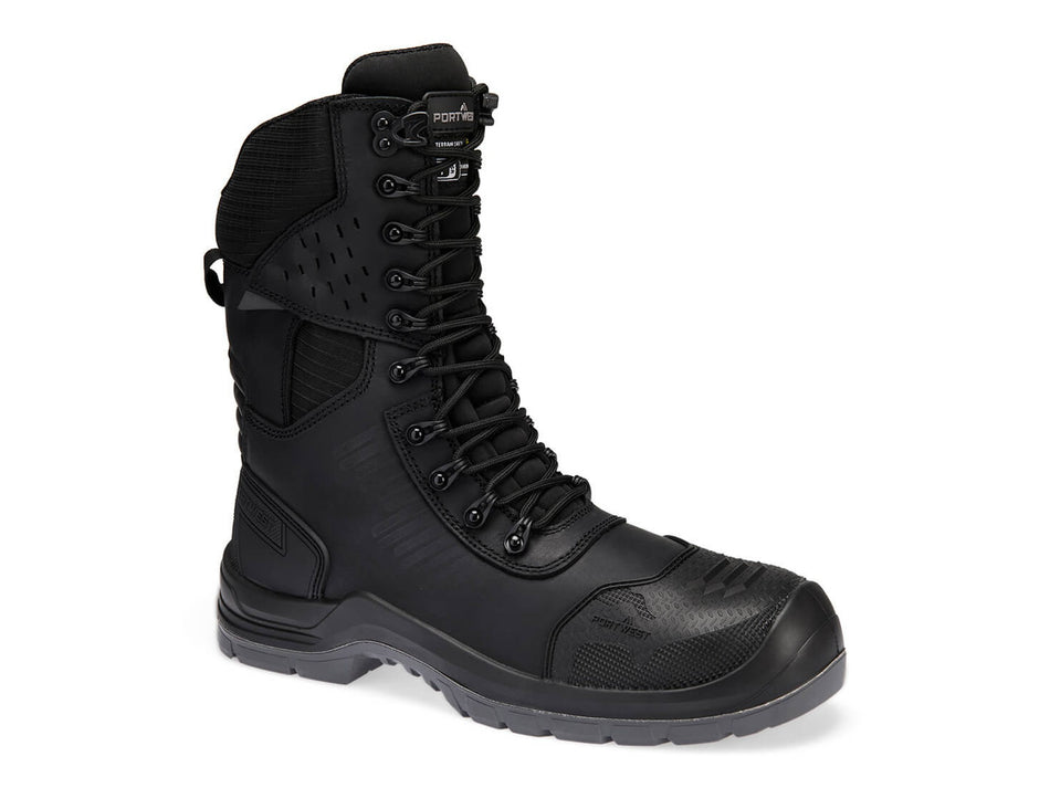 Portwest Sicherheitsstiefel, Hoher Schaft Verbundleder, S7L ESD HRO LG FO SC CI SR – FV03