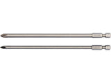 PHILLIPS SCREWDRIVER BIT SET PH1 AND PH2, 100 MM / 150 MM, 2 PCS