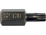 TORX SCREWDRIVER BIT T30, 10 MM HEX DRIVE, 30 MM / 75 MM