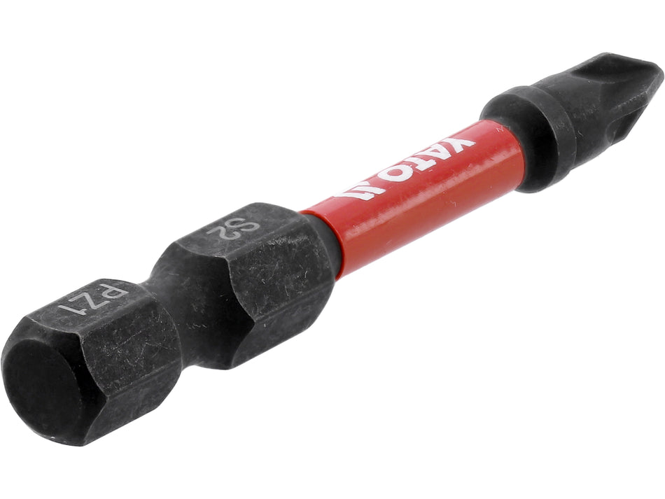 1/4 ZOLL 50 MM POZIDRIV IMPACT SCHRAUBERBITS 2-TEILIGES SET