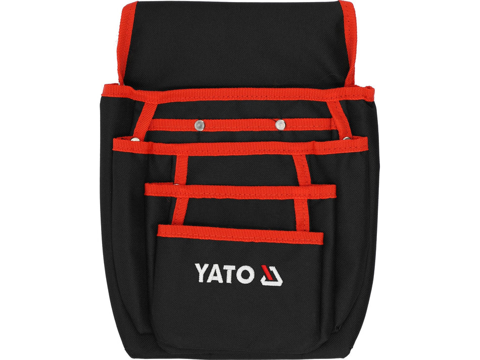 YATO Tool Pouch, 8 Pockets, Oxford 600D Polyester & Nylon, Belt Hook – YT-74172