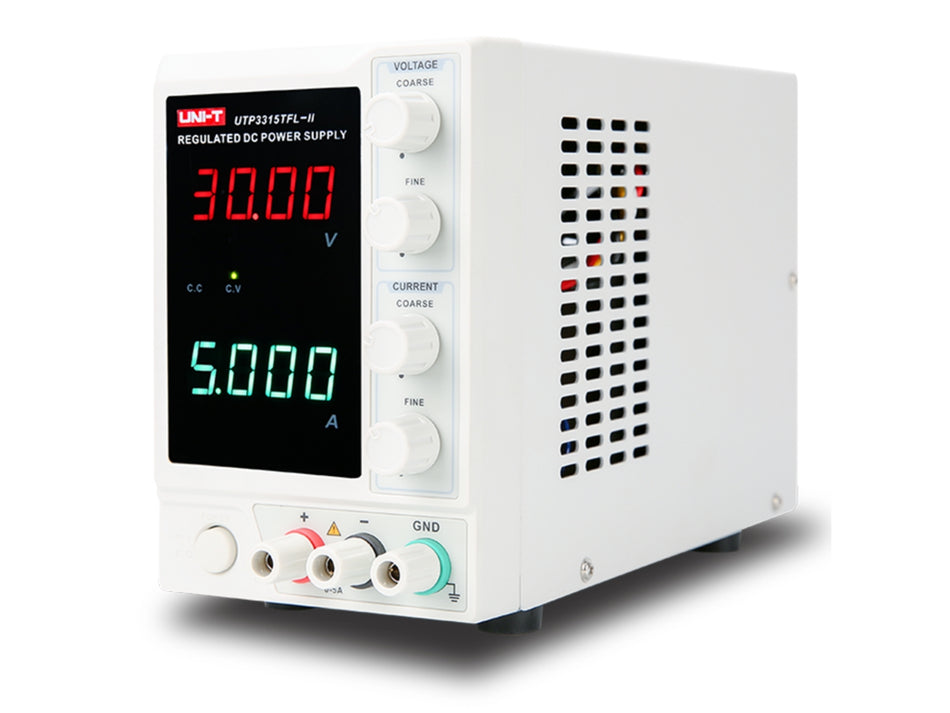 UNI-T lineáris DC tápegység, 30 V, 5 A, 150 W – UTP3315TFL-II
