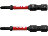 1/4 ZOLL 50 MM TORX-SCHLAGSCHRAUBERBITS 2-TEILIGES SET