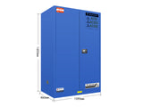 FLAMMABLE LIQUID & CHEMICAL SAFETY STORAGE CABINET RED/YELLOW/BLUE