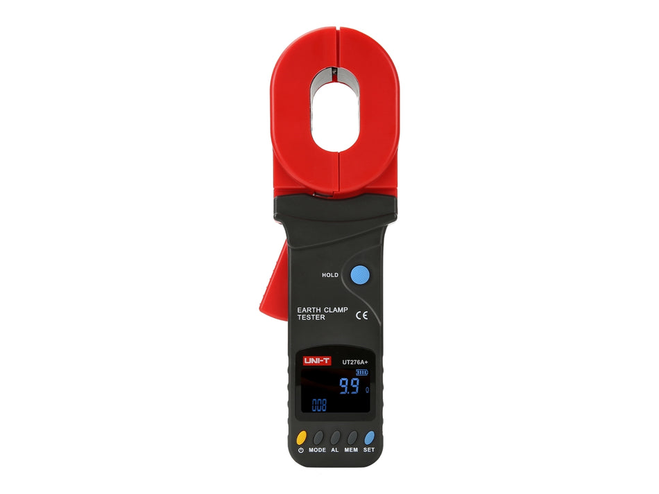 UNI-T Erdungswiderstandstester mit Klemme, 0,001 Ω Auflösung, 32 mm Zange – UT276A+