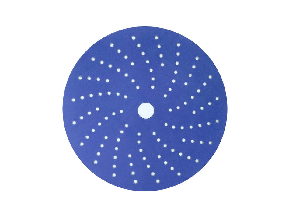 MK kerámiafóliás csiszolókorongok, 150 mm, 10 db-os kiszerelés, tépőzáras, spirális porelszívó lyukakkal