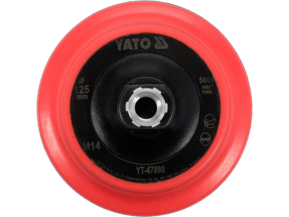 YATO tépőzáras csiszolótalp, M14, 75/125 mm