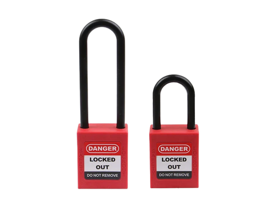 PROLOCKEY Safety Padlock, 38 mm / 76 mm Insulated Nylon Shackle, Keyed Different – KD-P38P / KD-P76P
