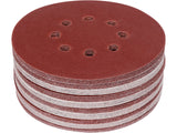 HOOK-AND-LOOP ABRASIVE DISC 8 HOLES 150MM 50PCS P40-240