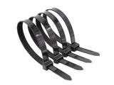 SELF-LOCKING NYLON CABLE TIES - 100 PIECES
