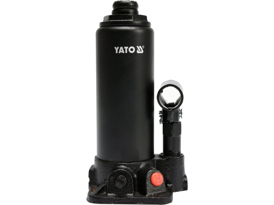 YATO Hydraulic Bottle Jack, 3 t, 194–372 mm Lifting Range, Precision Oil Flow Control – YT-17001