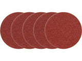 HOOK-AND-LOOP ABRASIVE DISC 125MM 5PCS P36-150